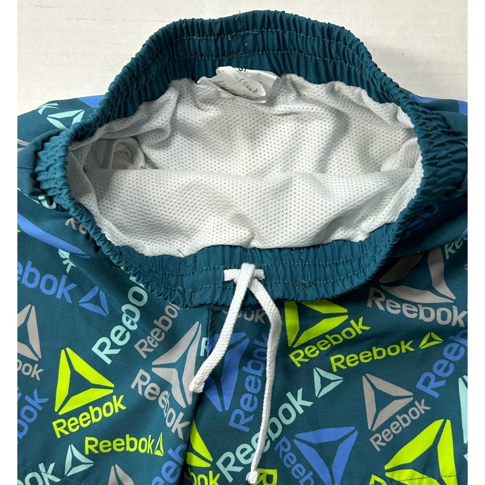 Reebok‎ Kids 5T Swimsuit Set Long Sleeve Rash Guard & Swim Trunks